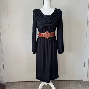 Y2K Halston III black dress